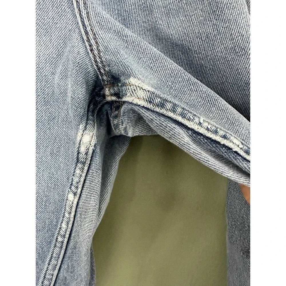 Vtg 90’s L.L Bean Jeans Relaxed Fit Women Sz 14 Tall Grunge Distressed Baggy‌ - Picture 4 of 12
